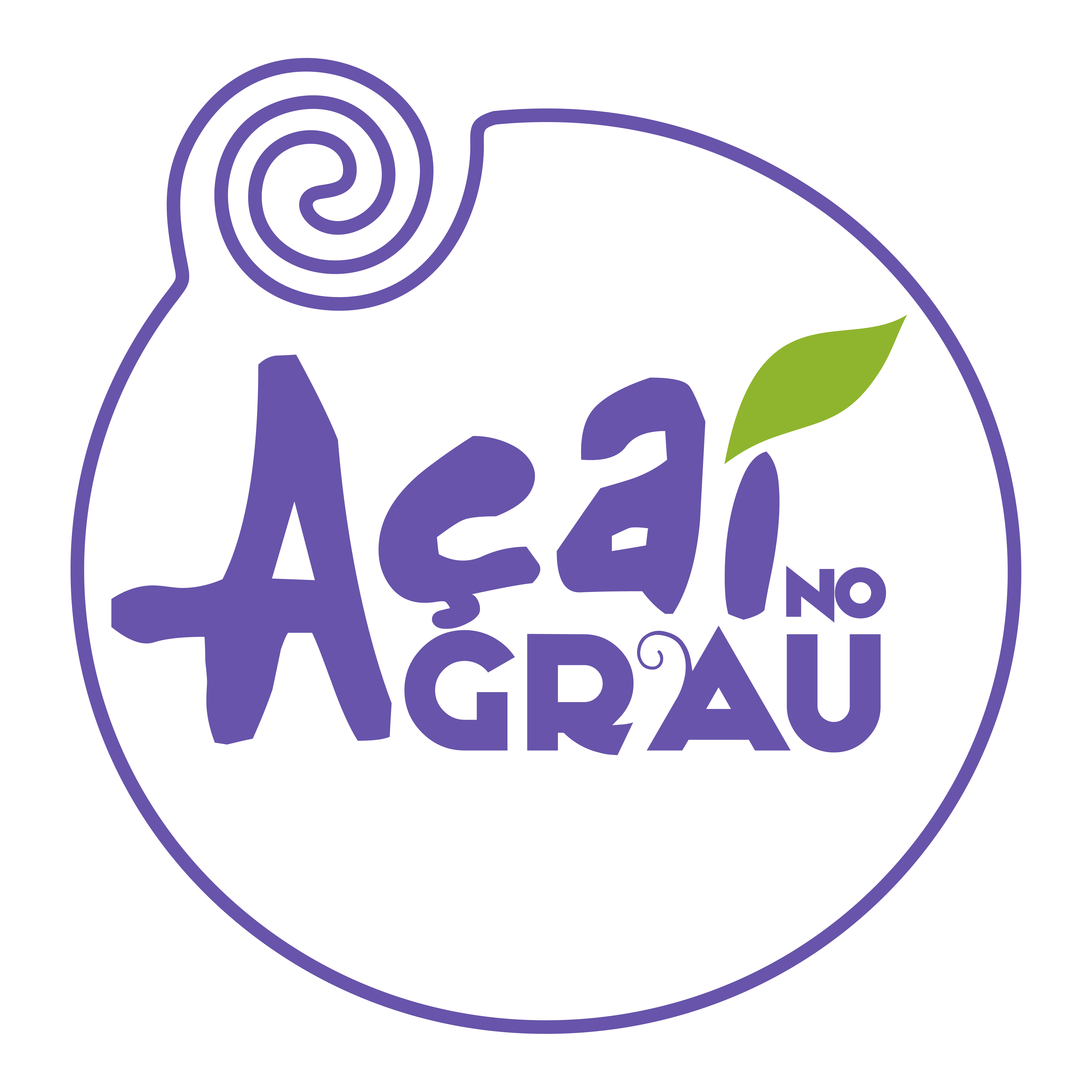 Logomarca Açaí no Grau